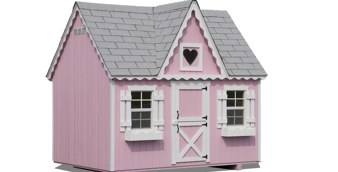 Victorian Playhouse without Porch and Heart Window