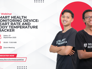Webinar KMTek: Belajar Membuat Smart Health Monitoring Device Berbasis IoT