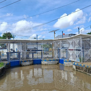 Penerapan telecontrol dan gate position di Sulawesi Tenggara oleh tim Mertani untuk mendukung buka tutup pintu air otomatis.