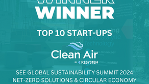 Clean Air Recognized as a Top 10 Startup at SEE Global Sustainability Summit 