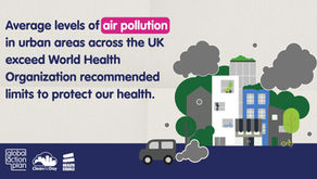 Animated image showing a polluted urban zone