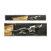 日本刀装具　金龍一文字　瓦金　裏瓦　瓦金具 しのびやオリジナル刀剣 姫鶴一文字 模造刀 刀袋付｜【公式】模造刀