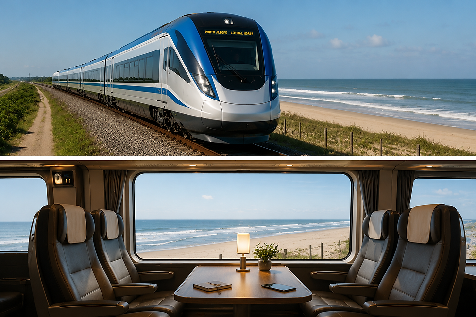 Porto Alegre e litoral norte podem ter ligação por trem