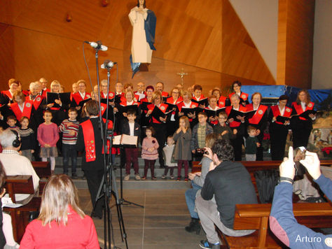Concierto navideño con nietos