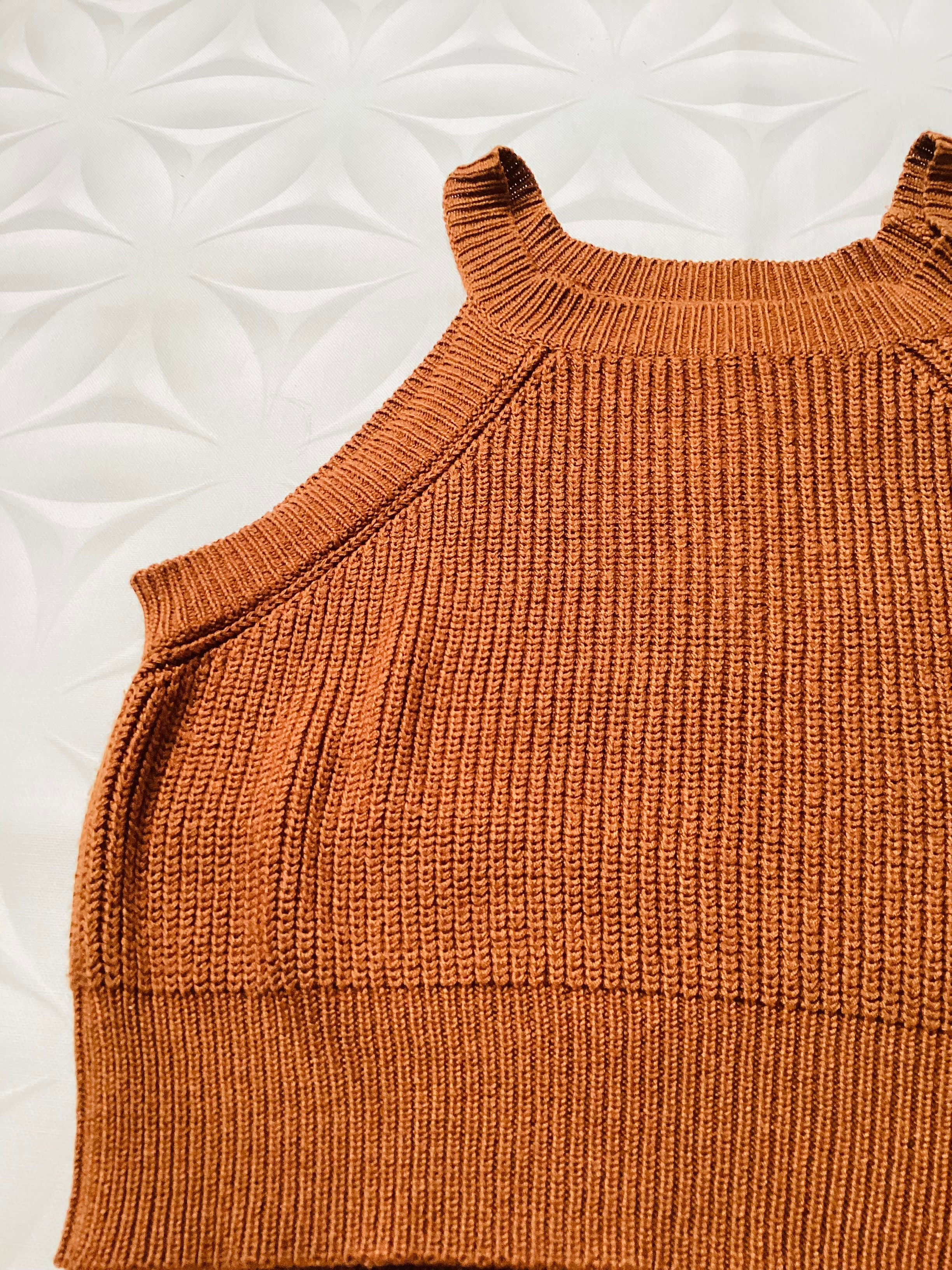 Cropped em tricot