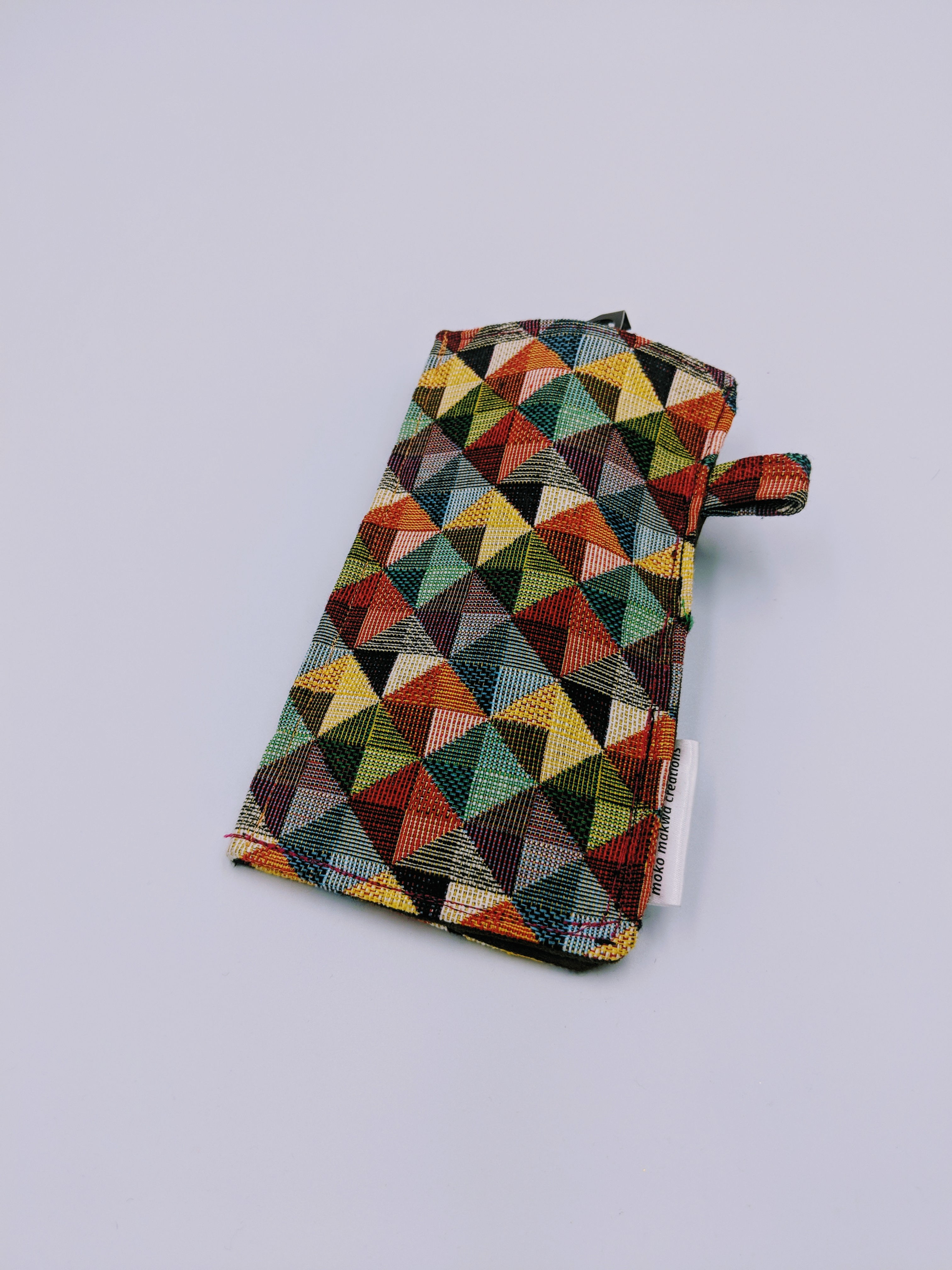 Glasses case - Coloured triangles