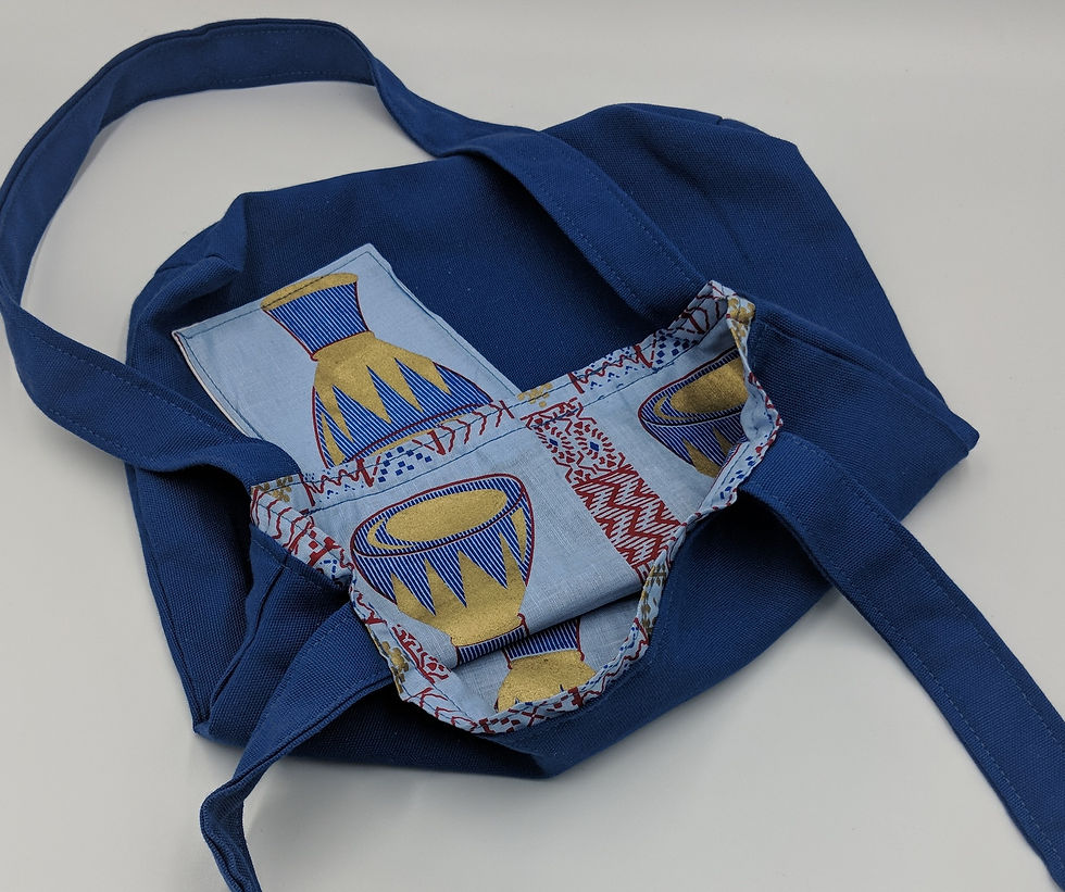 Thumbnail: Tote bag - Navy blue