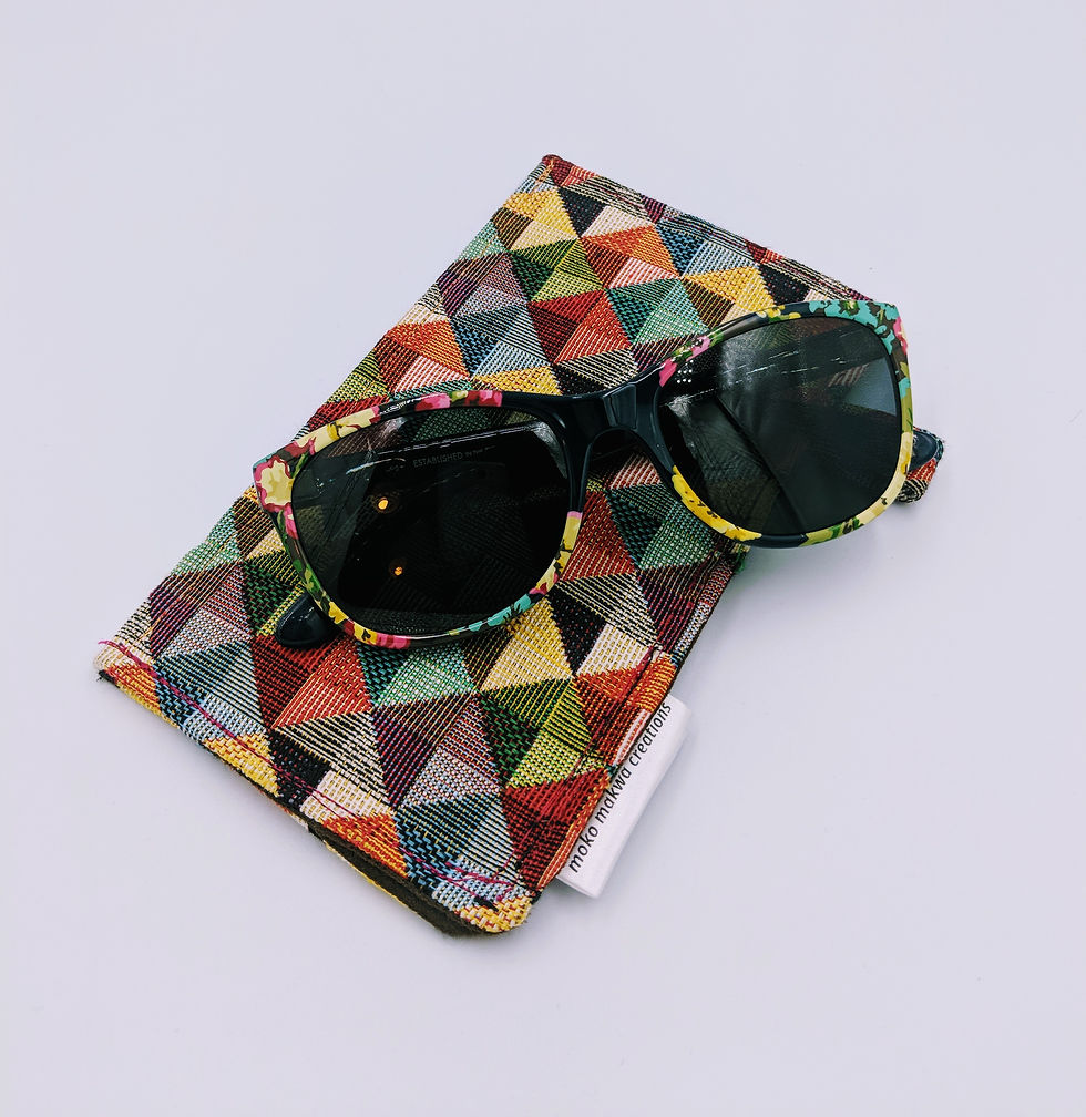 Thumbnail: Glasses case - Coloured triangles