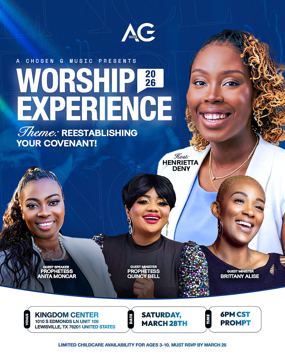 A  CHOSEN G WORSHIP EXPERIENCE '26