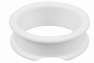 Large foreskin stretching ring, with frenulum channel