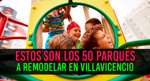 Obras de remodelación buscan reactivar 50 parques en Villavicencio