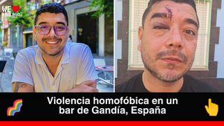 Julio Velásquez, comunicador colombiano y defensor de derechos humanos, denuncia agresión homofóbica en bar de Gandía
