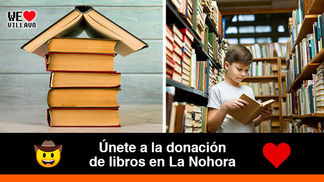 La biblioteca comunitaria de La Nohora necesita de la solidaridad de los villavicenses