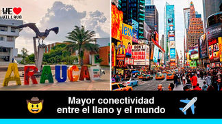 Avianca y EasyFly tendrán vuelo desde Arauca hasta Nueva York con un solo tiquete