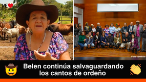 Belén Babativa recibe reconocimiento de MinCultura por su aporte a la cultura musical