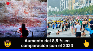 Colombia rompe récord histórico en turismo con casi 6,7 millones de visitantes en 2024