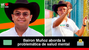 Bairon Muñoz propone trabajar para prevenir los suicidios en el Meta