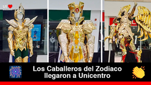 Unicentro exhibe las armaduras de los Caballeros del Zodiaco en Villavicencio