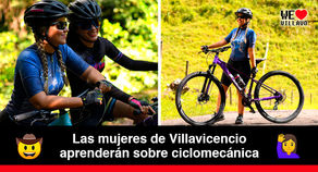 Taller de mecánica básica de bicicletas para mujeres en la Galería 7 de Agosto