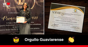 Alexandra Gaviria gana Premio Nacional Mejor Opción de Grado en Ingeniería Química 2023