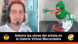El llanero Vladimir Ochoa Camacho y sus atractivas obras de arte