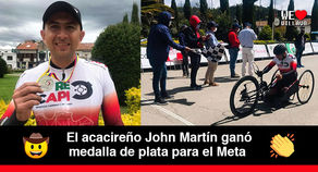 Llanero se destaca en el Campeonato Nacional Paralímpico de Pista y Ruta 2020