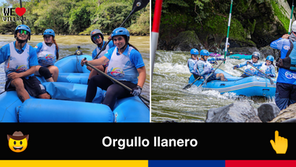 Equipo de Mesetas, Meta, rema rumbo al Mundial de Rafting en Argentina
