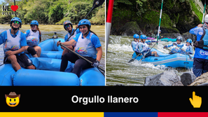 Equipo de Mesetas, Meta, rema rumbo al Mundial de Rafting en Argentina