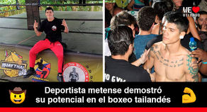 Michell Pride Hurtado, el llanero que representó al Meta en Campeonato Nacional de Muaythai