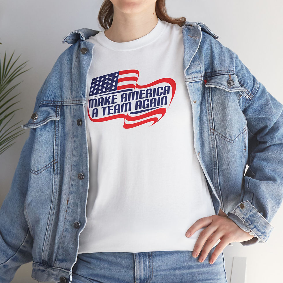 Thumbnail: "STARS AND STRIPES" Adult Unisex Heavy Cotton Tee