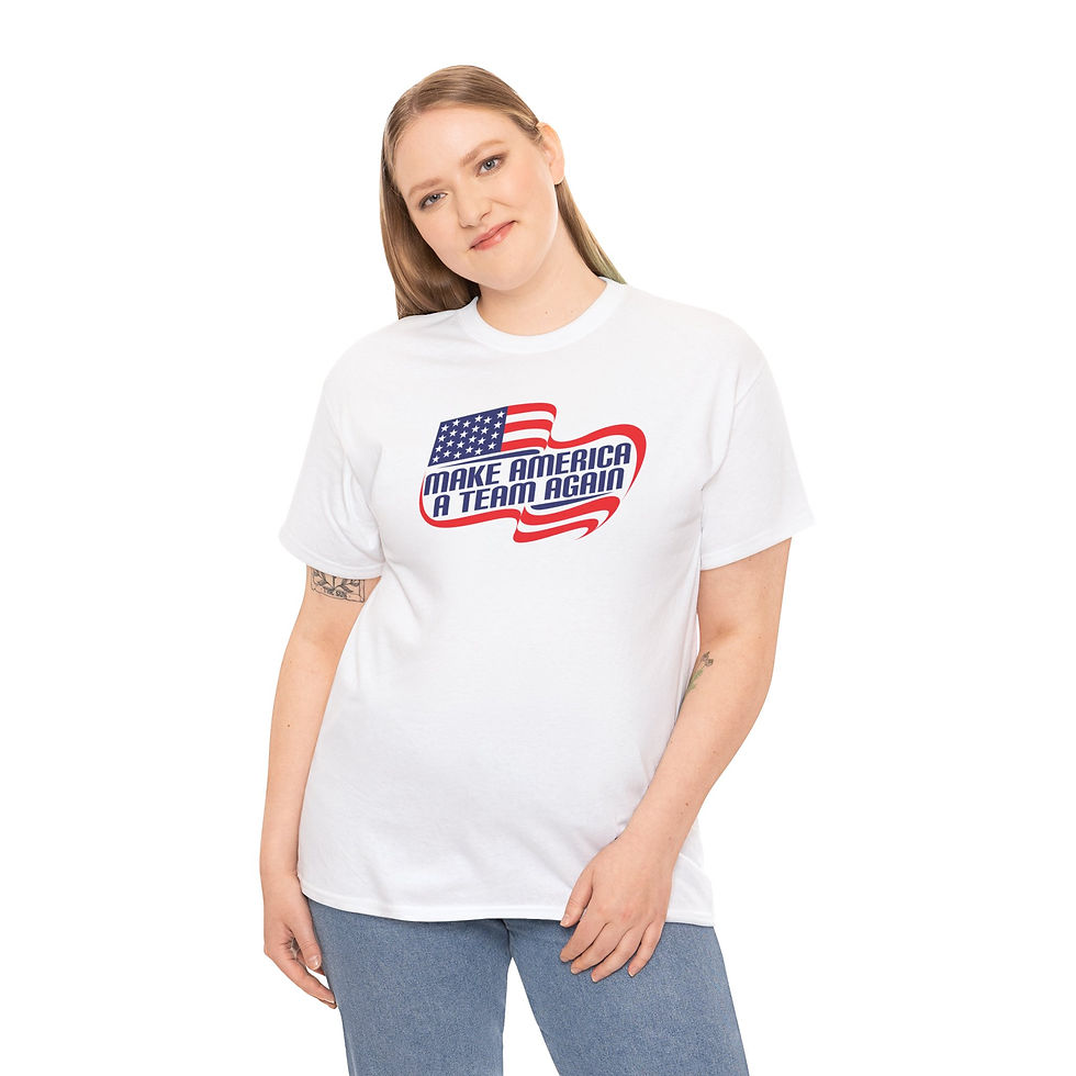 Thumbnail: "STARS AND STRIPES" Adult Unisex Heavy Cotton Tee