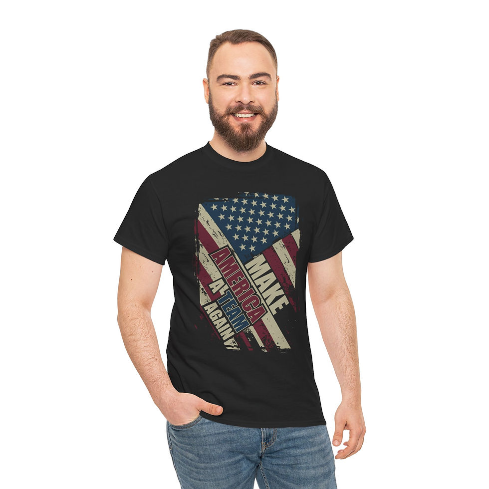 Thumbnail: "Old Glory" Adult Unisex Heavy Cotton Tee