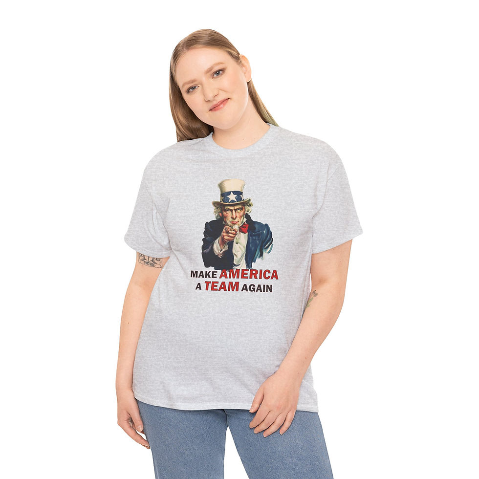 Thumbnail: "UNCLE SAM" Adult Unisex Heavy Cotton Tee