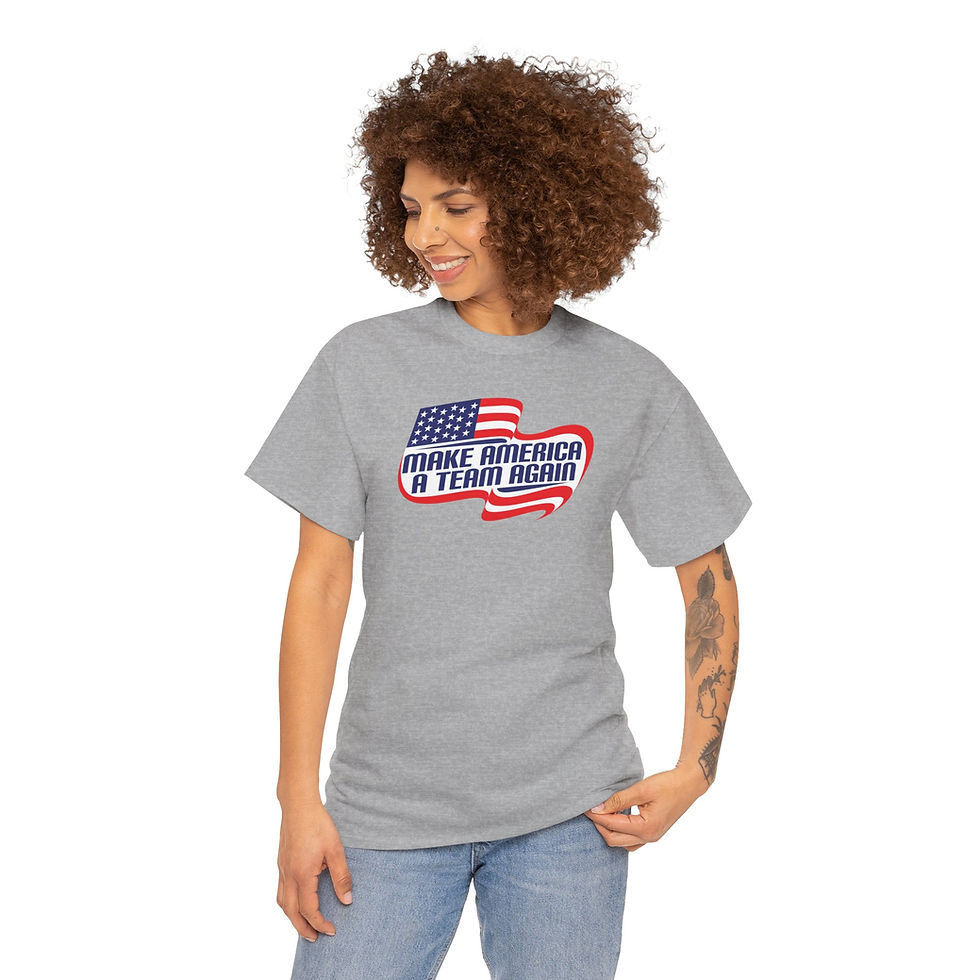 Thumbnail: "STARS AND STRIPES" Adult Unisex Heavy Cotton Tee