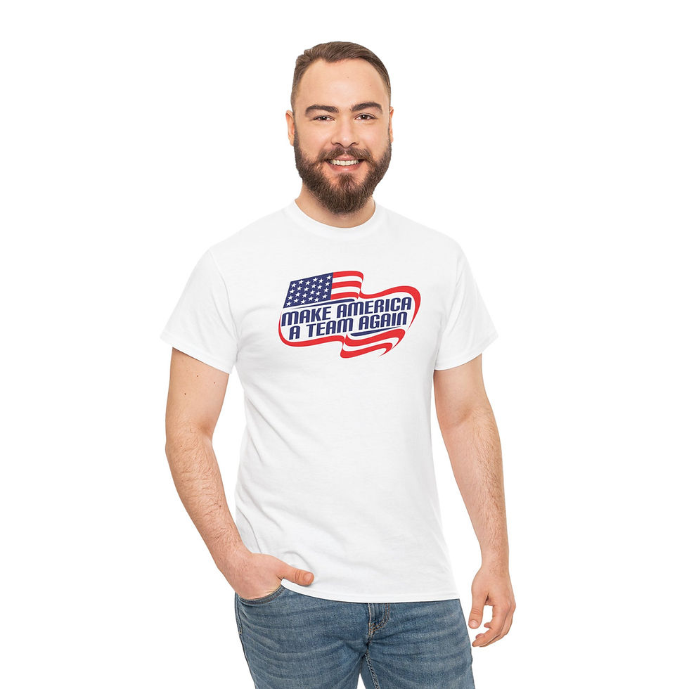 Thumbnail: "STARS AND STRIPES" Adult Unisex Heavy Cotton Tee