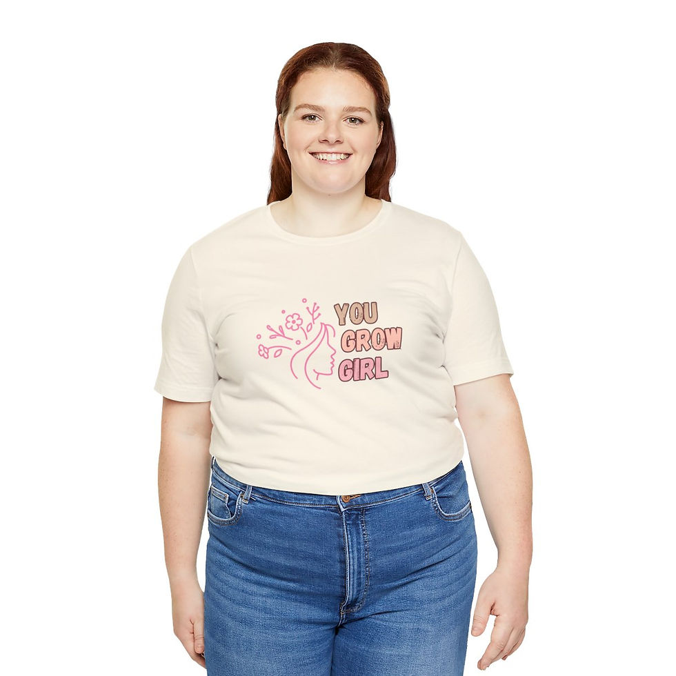 Thumbnail: "You Grow Girl" (Mental Health Tee) - Jersey Short Sleeve T-shirt