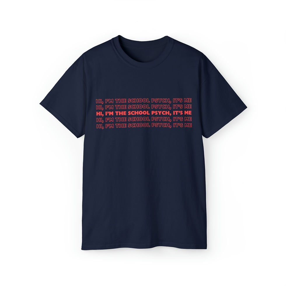 Miniatura: "I'm the School Psych It's Me" [Red] Ultra Cotton T-shirt