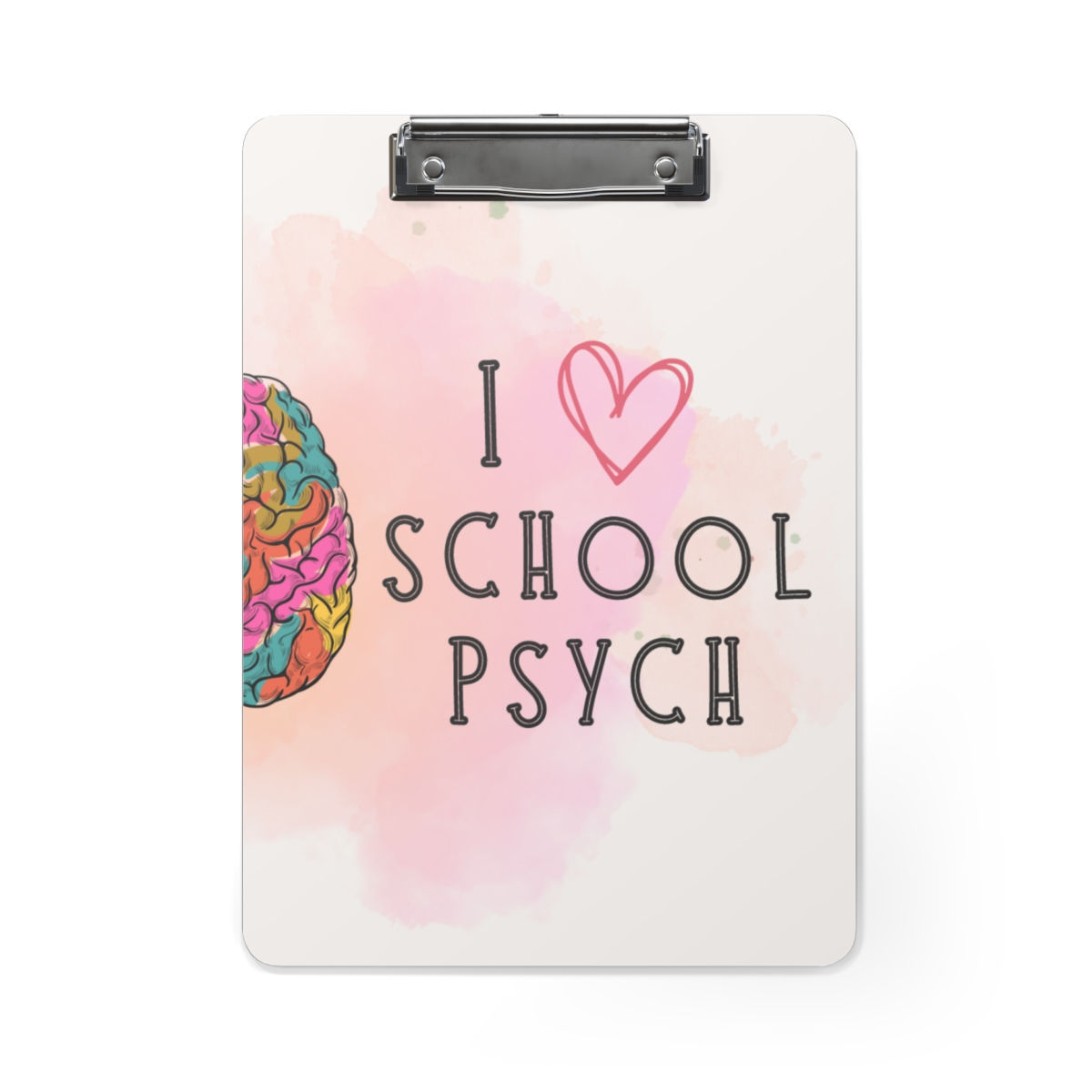 "I Heart School Psych" Clipboard