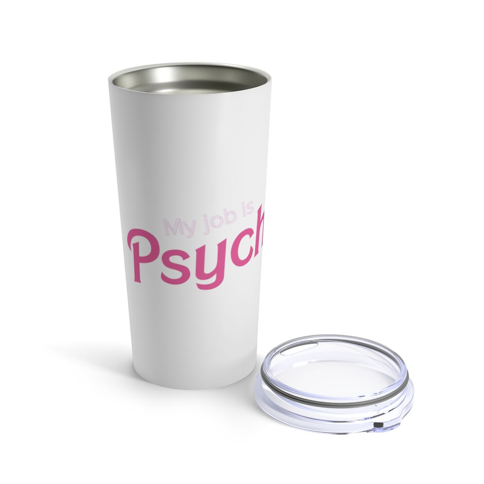 Miniatura: "My Job Is Psych" School Psychologist Tumbler (20oz)