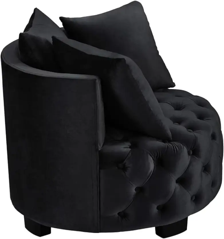 Thumbnail: Emma Tufted Leisure Accent Chair-Foam