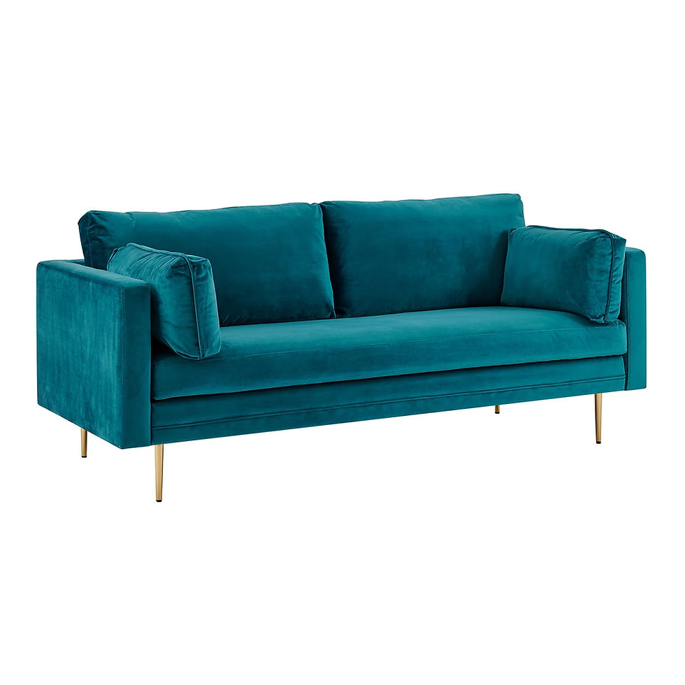 Thumbnail: Paige Velvet 3 Seater Sofa