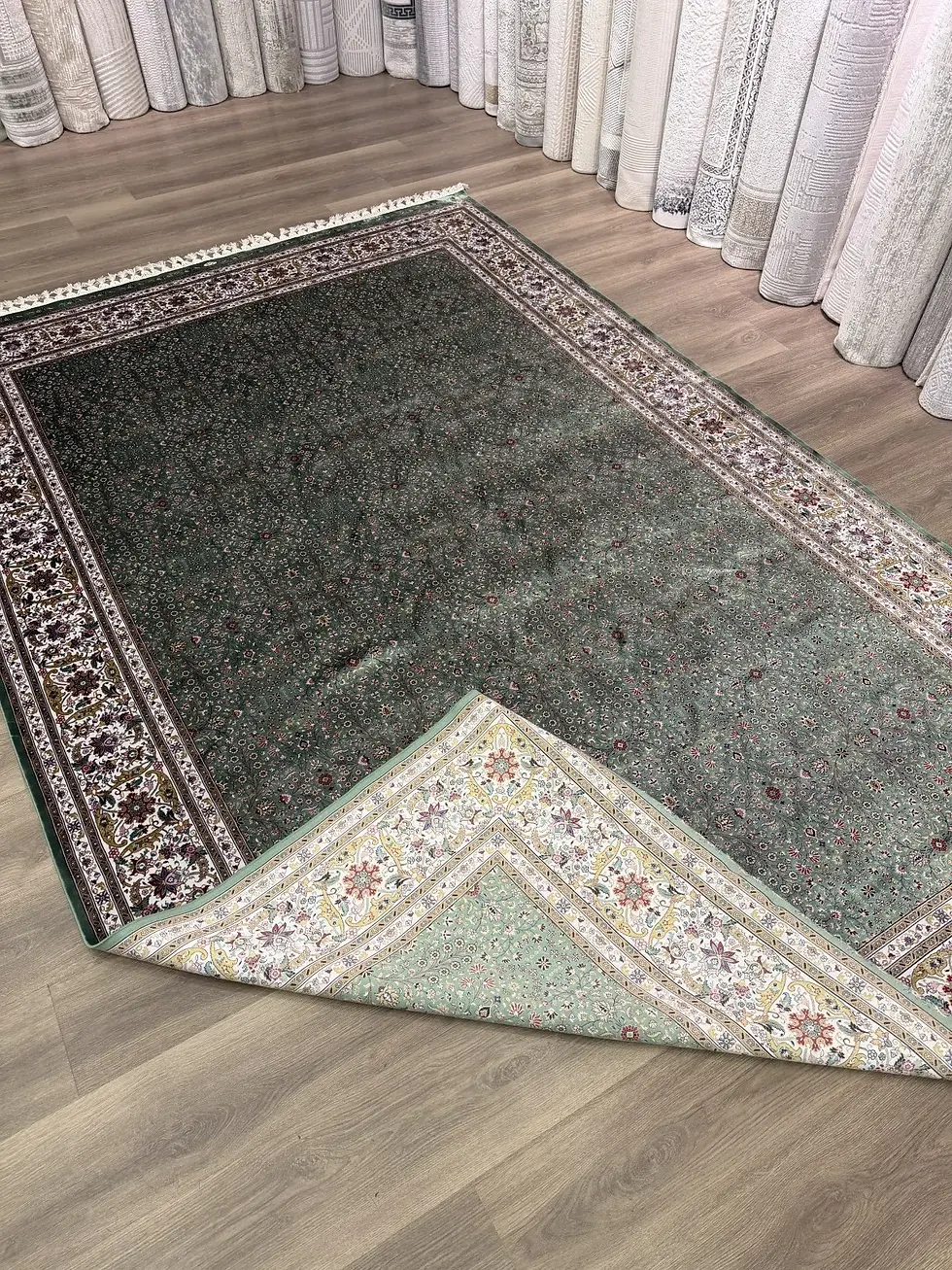 Thumbnail: 7x10 Silk Area Rug Persian Style  Oriental Luxury Handmade Fringe
