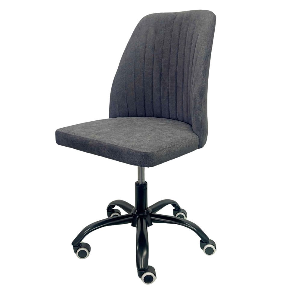 Thumbnail: Oriela Minimalist Office Chair - Grey - Fine Living 