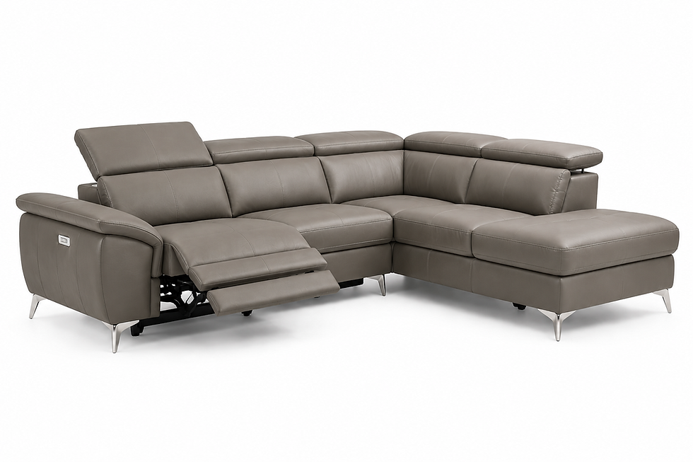 Thumbnail: Moderno L-Shape 3-Seater Electric Recliner Sofa