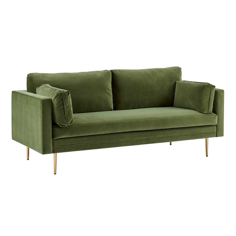 Thumbnail: Paige Velvet 3 Seater Sofa