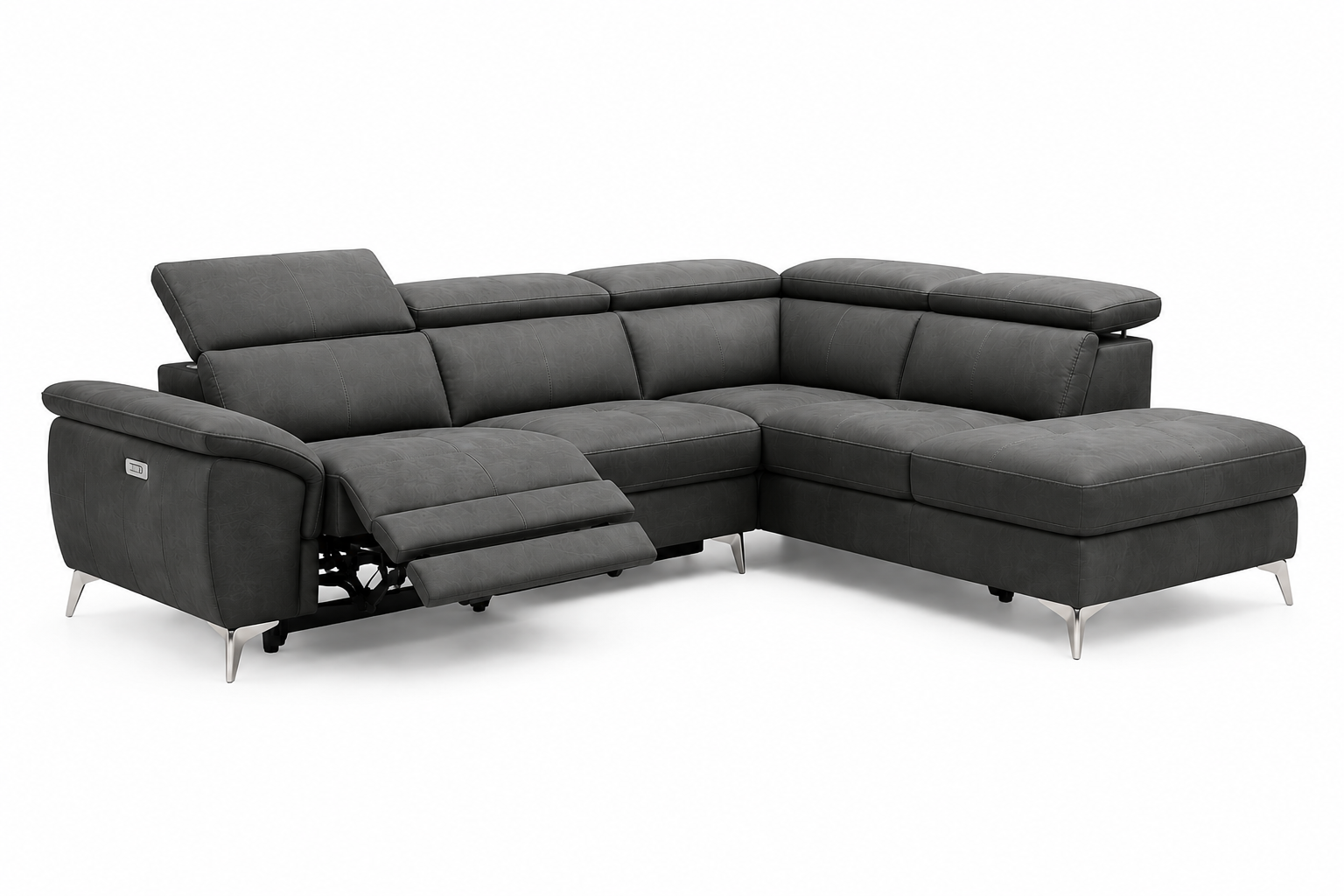 Moderno L-Shape 3-Seater Electric Recliner Sofa