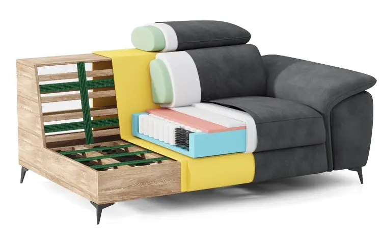 Thumbnail: Moderno L-Shape 3-Seater Electric Recliner Sofa