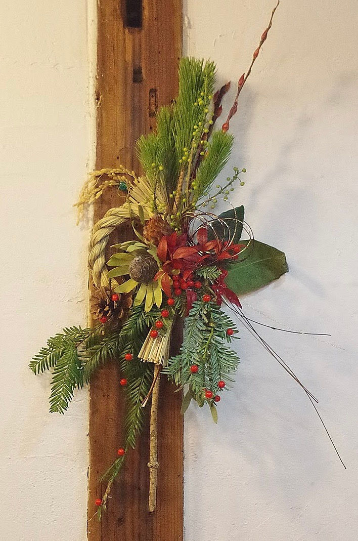 お正月飾りのワークショップを開催しました