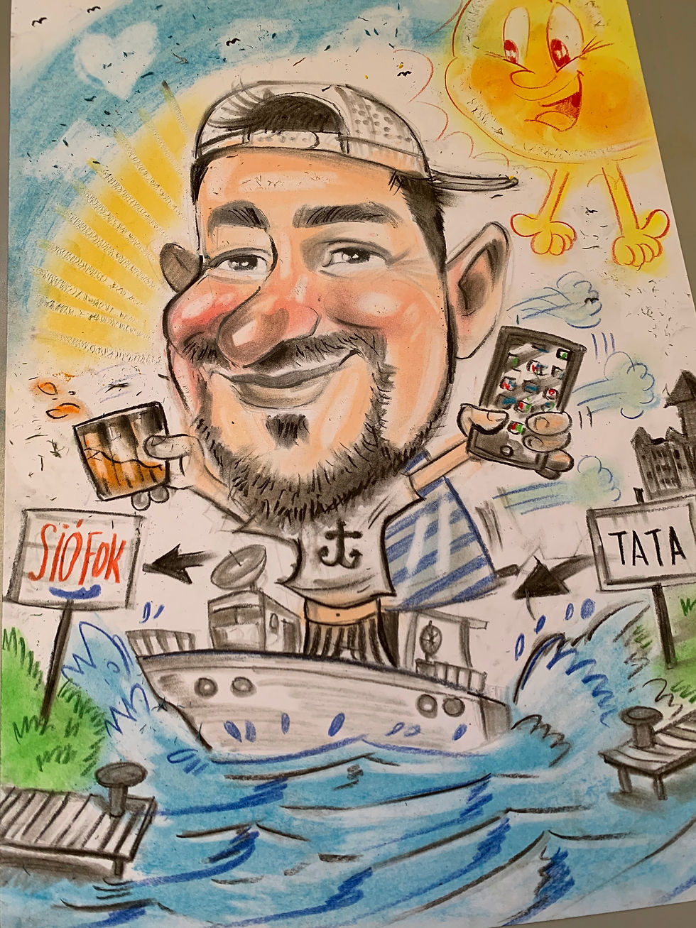 Indexkép: A/3 méretű karikatúra Rólatok (297x420 mm)