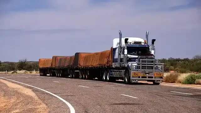 un camion de routier